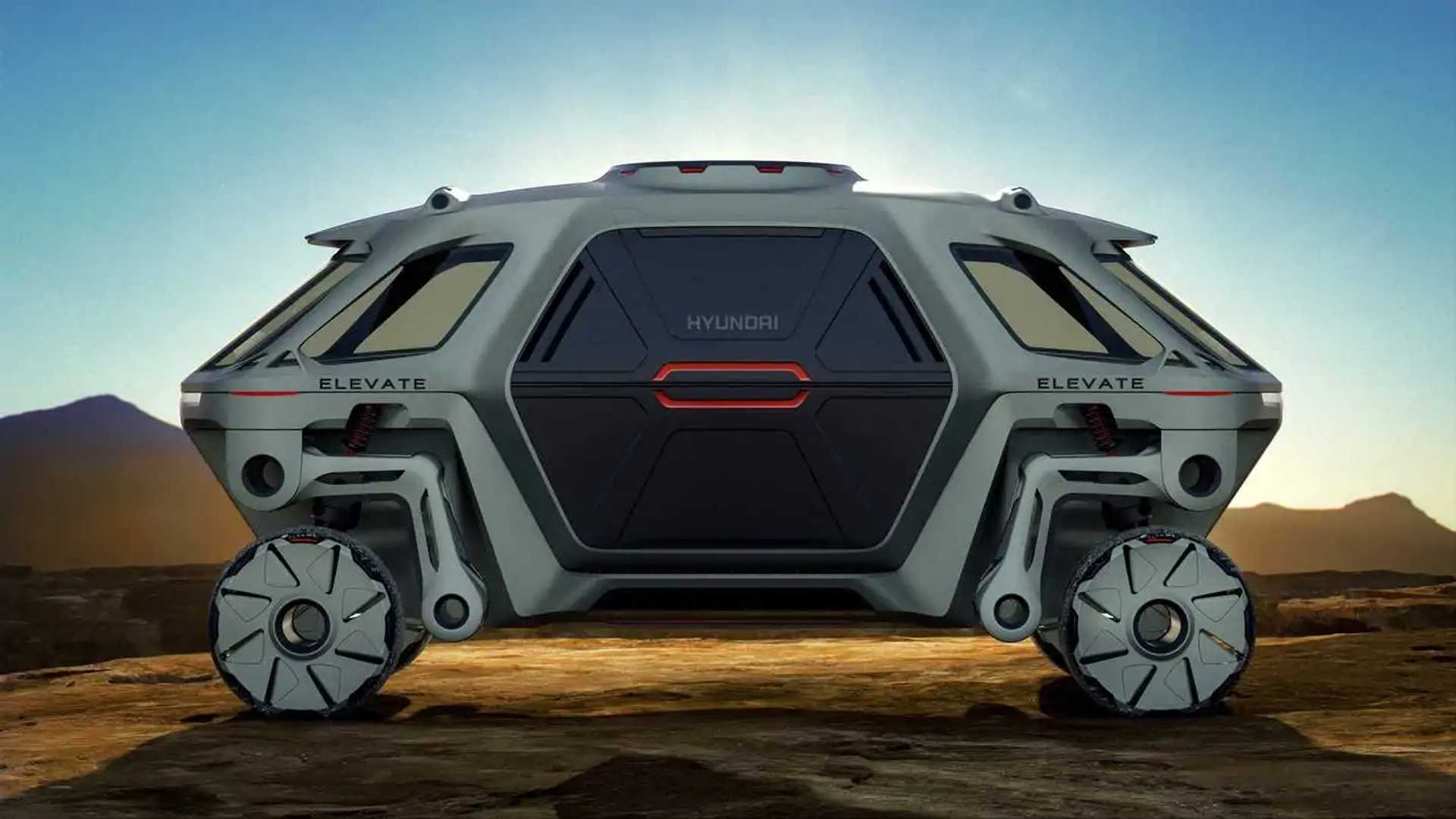 Hyundai Elevate Concept is a futuristic, go-anywhere vehicle