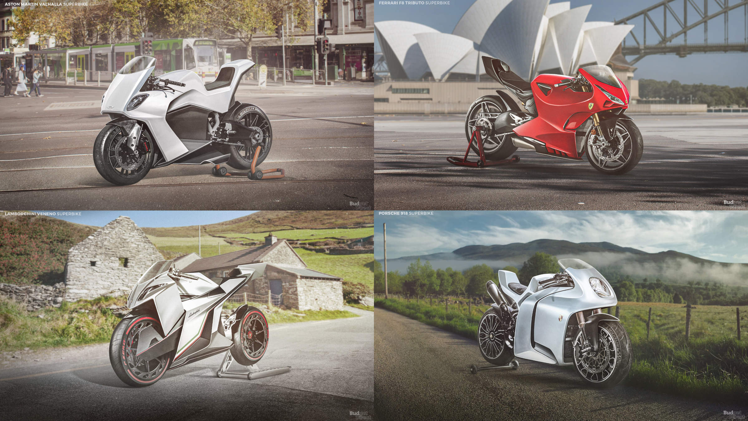 What if Supercar Manufacturers Made Bikes instead of Cars?