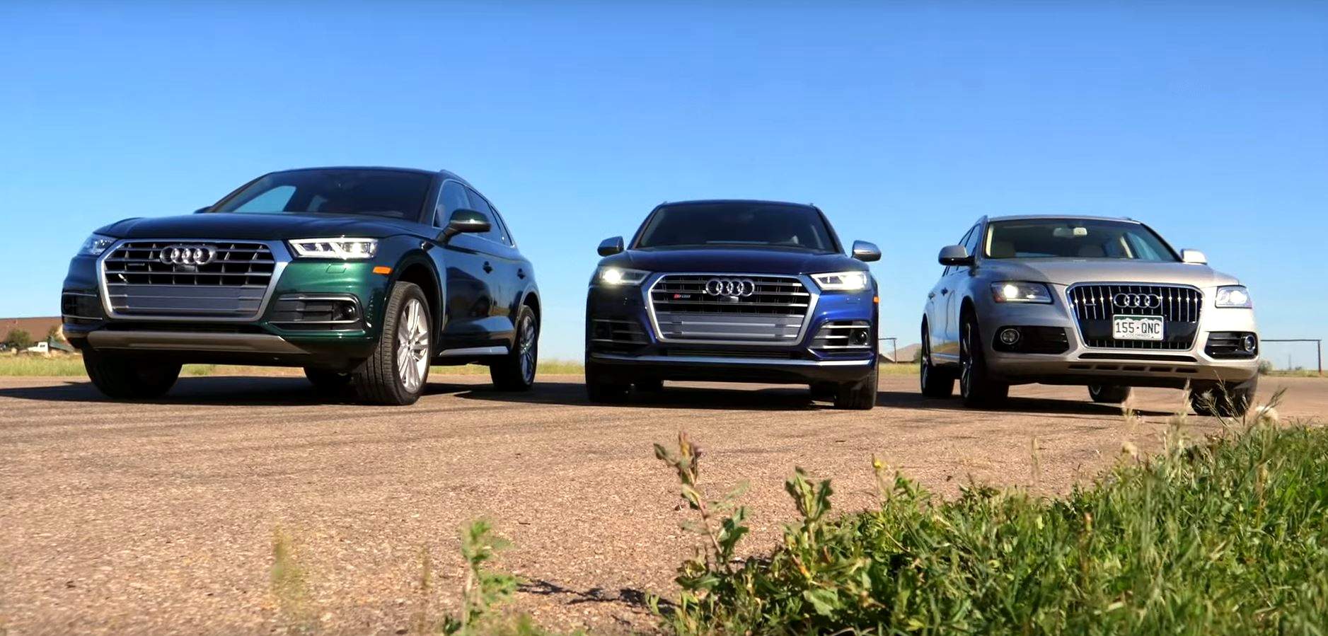 Drag Race of the Audi Q5, SQ5, Q5 Diesel and Q5 Diesel Audi Q5