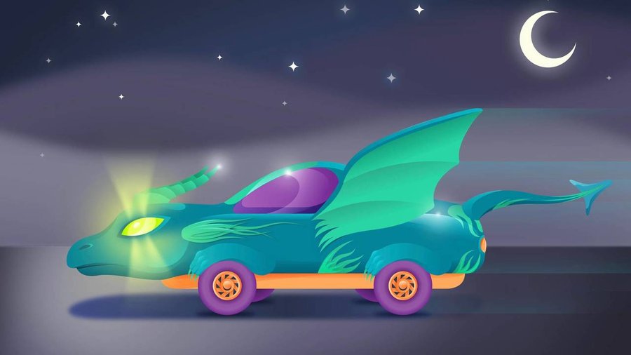 These adorable cars were designed by kids