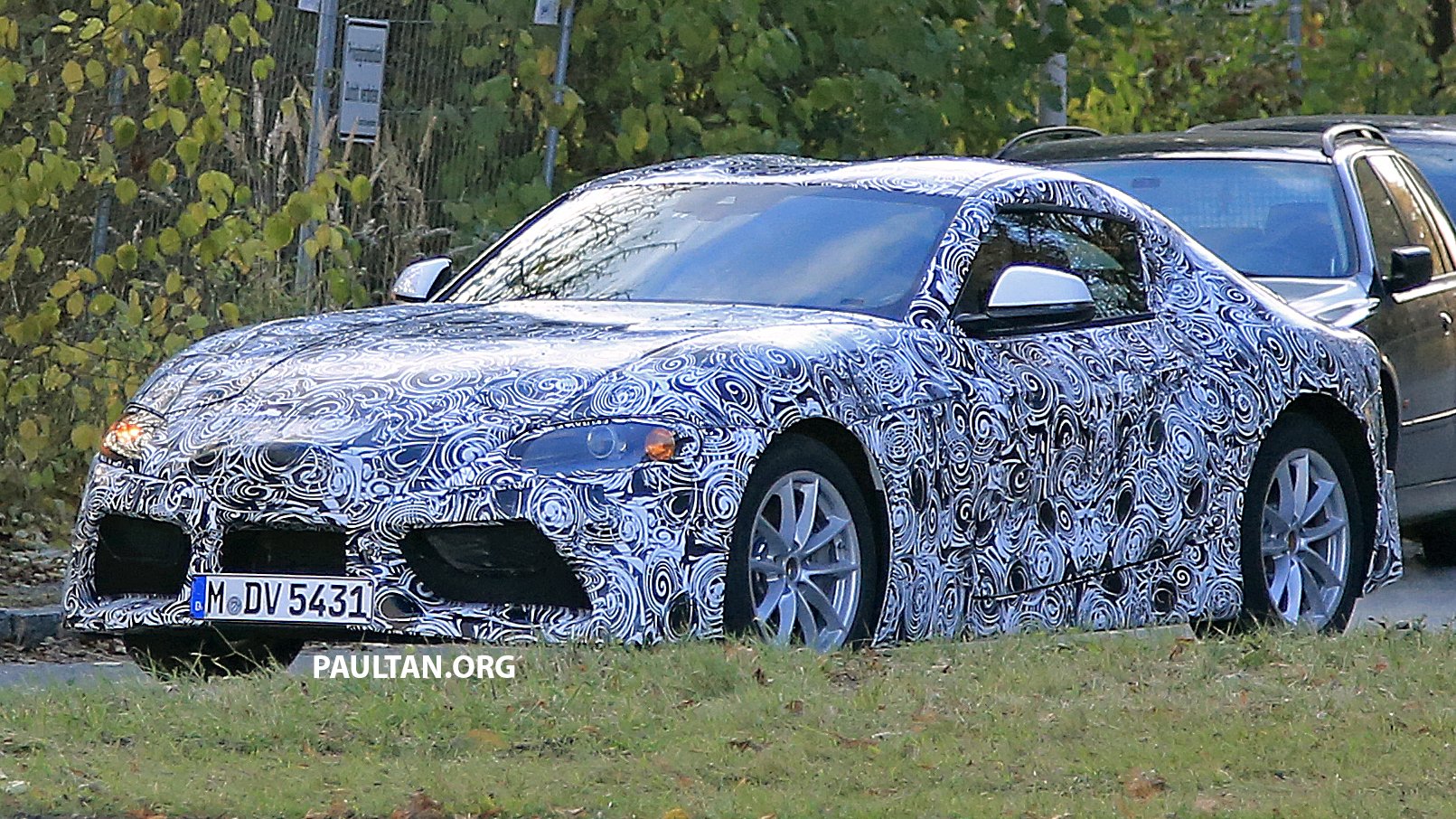 Toyota Supra Spied without Extra Layers of Disguise