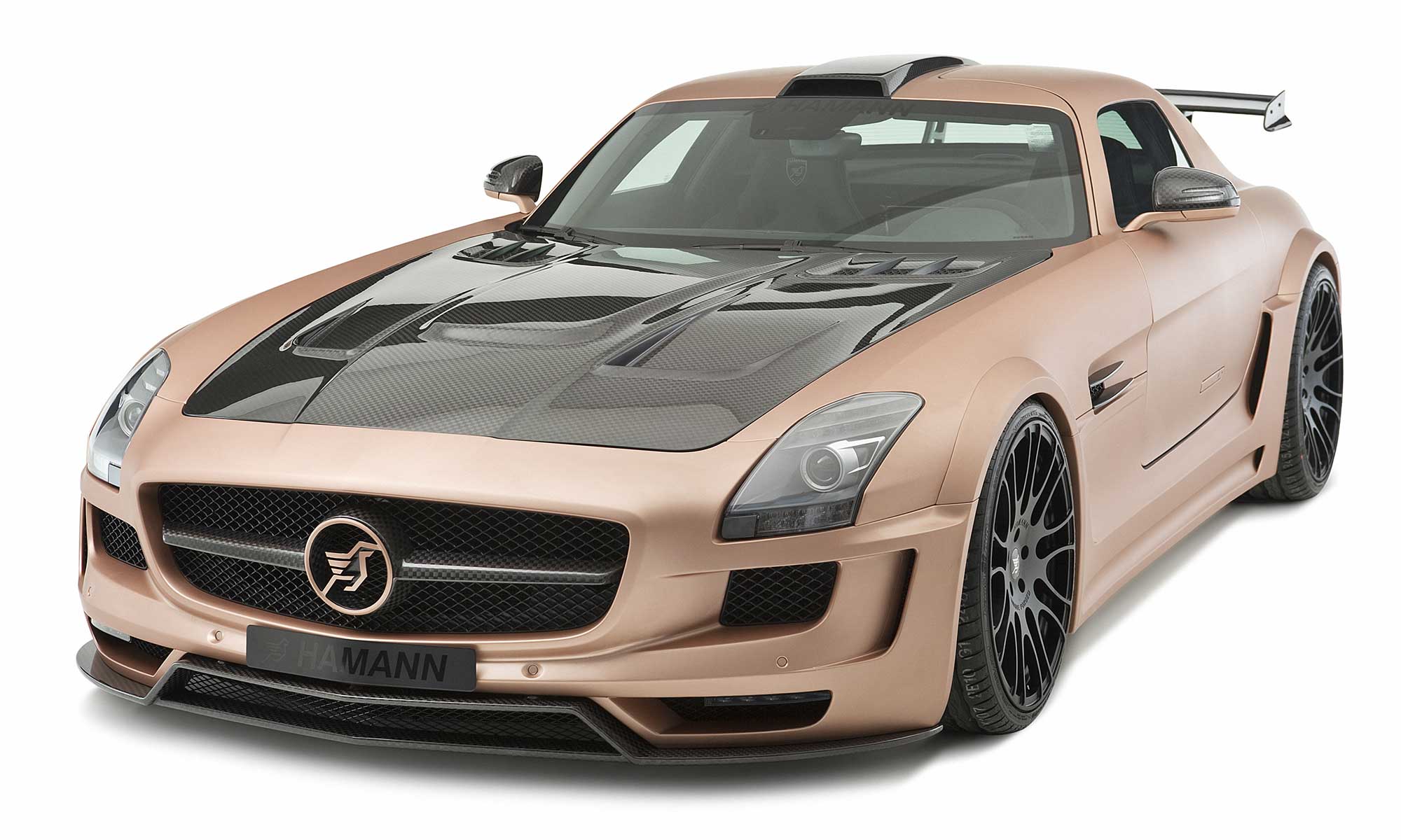 Mercedes SLS AMG tuned to the HAMANN HAWK