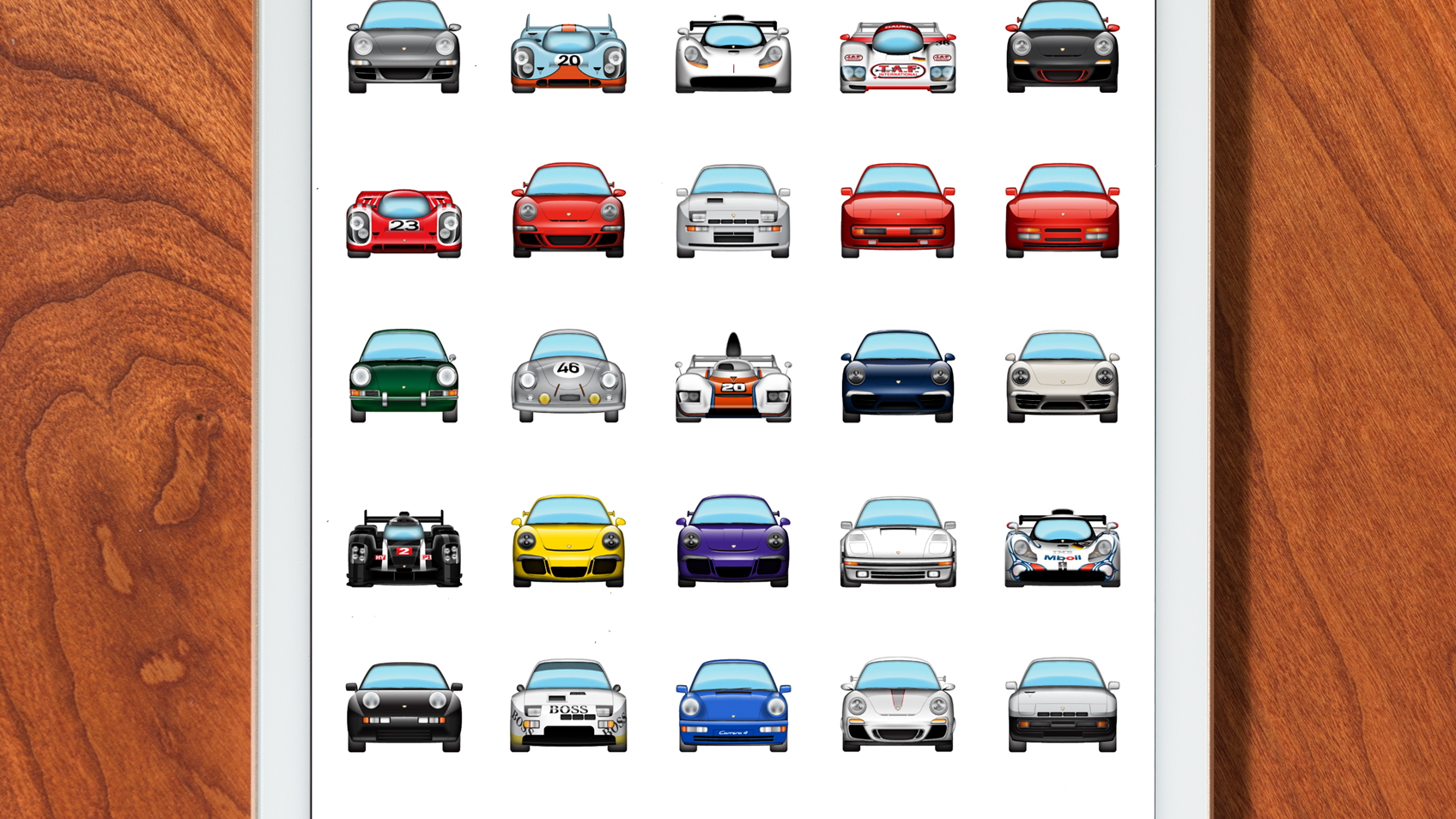 Porsche emoji packs make iPhone texting more fun