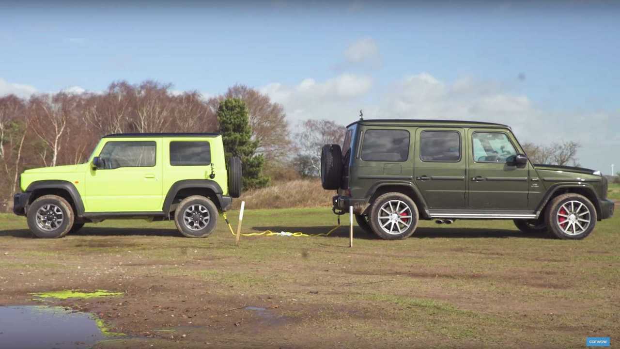 Mercedes-AMG G63 Suzuki Jimny with Obvious Results