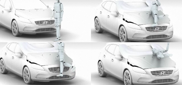 Volvo introduces external airbag technology