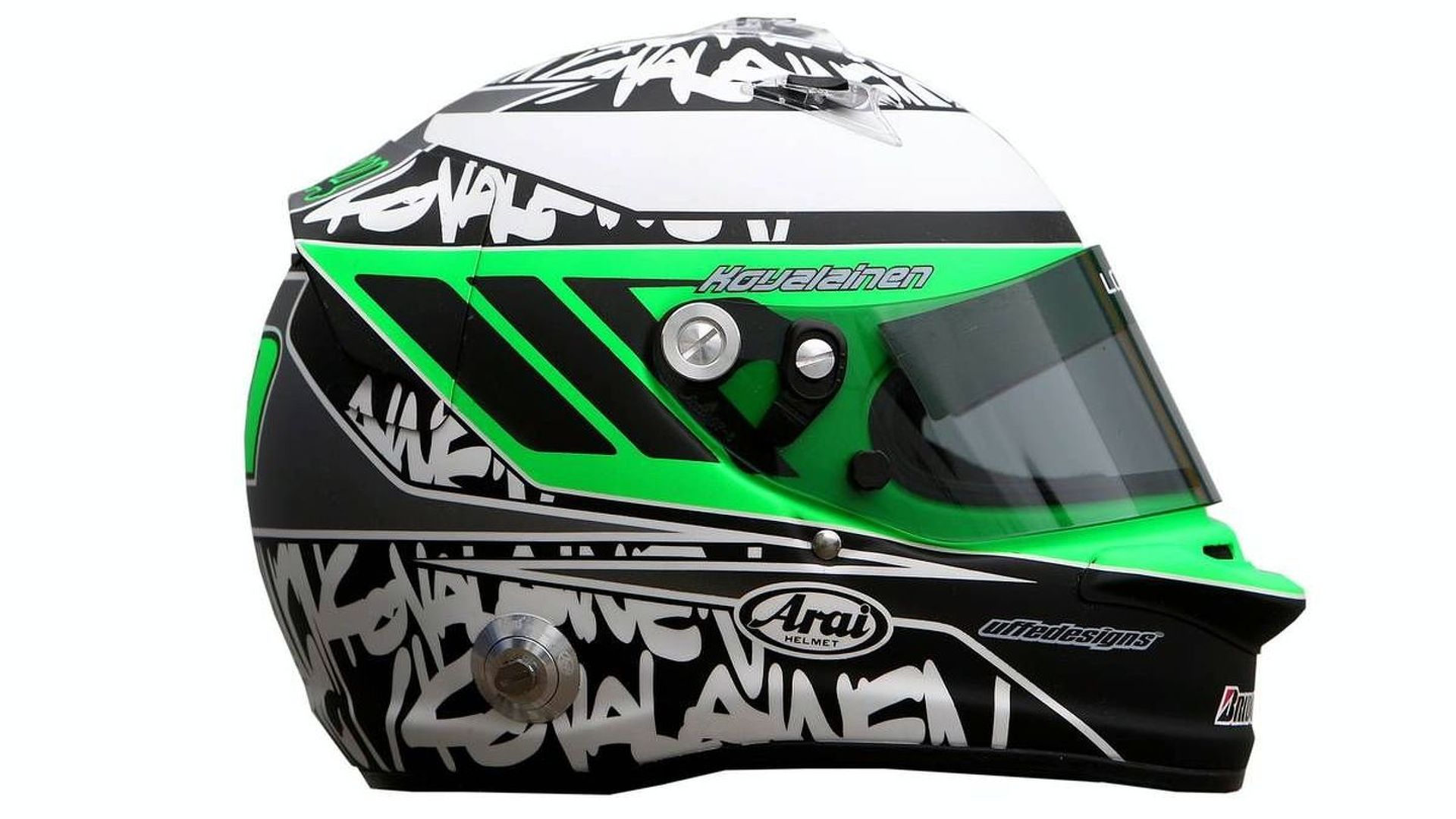 Kovalainen to wear green helmet in 2010