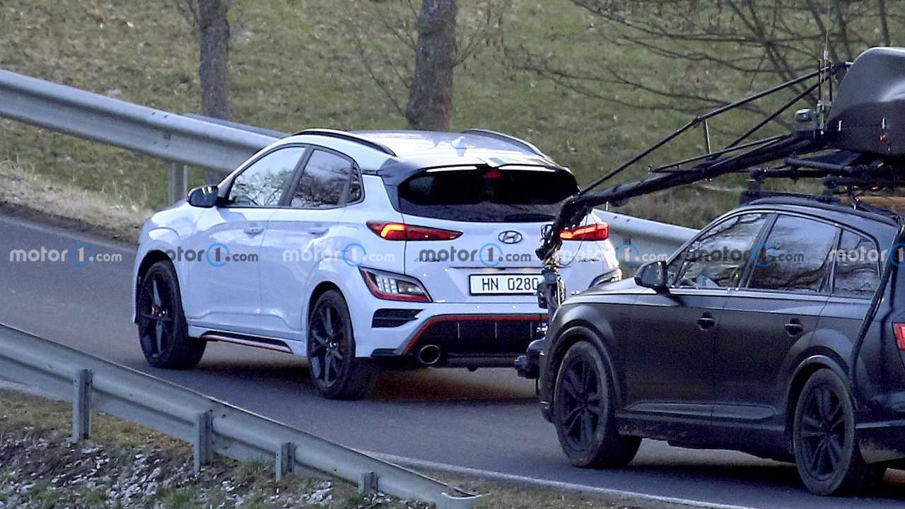 Hyundai Kona N Spied Naked During Photo Shoot