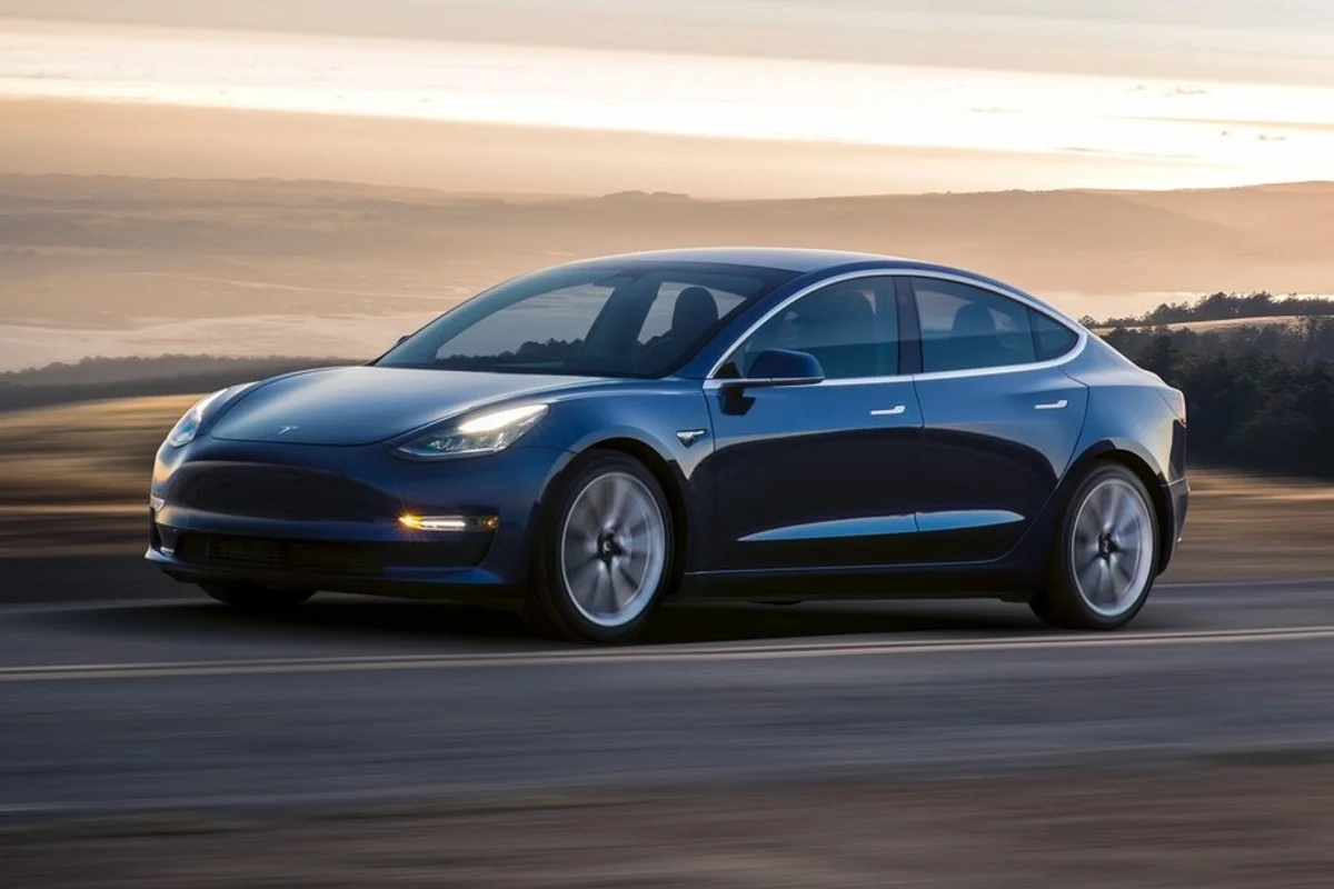 Tesla Model 3 Completely Unguised, with Interior