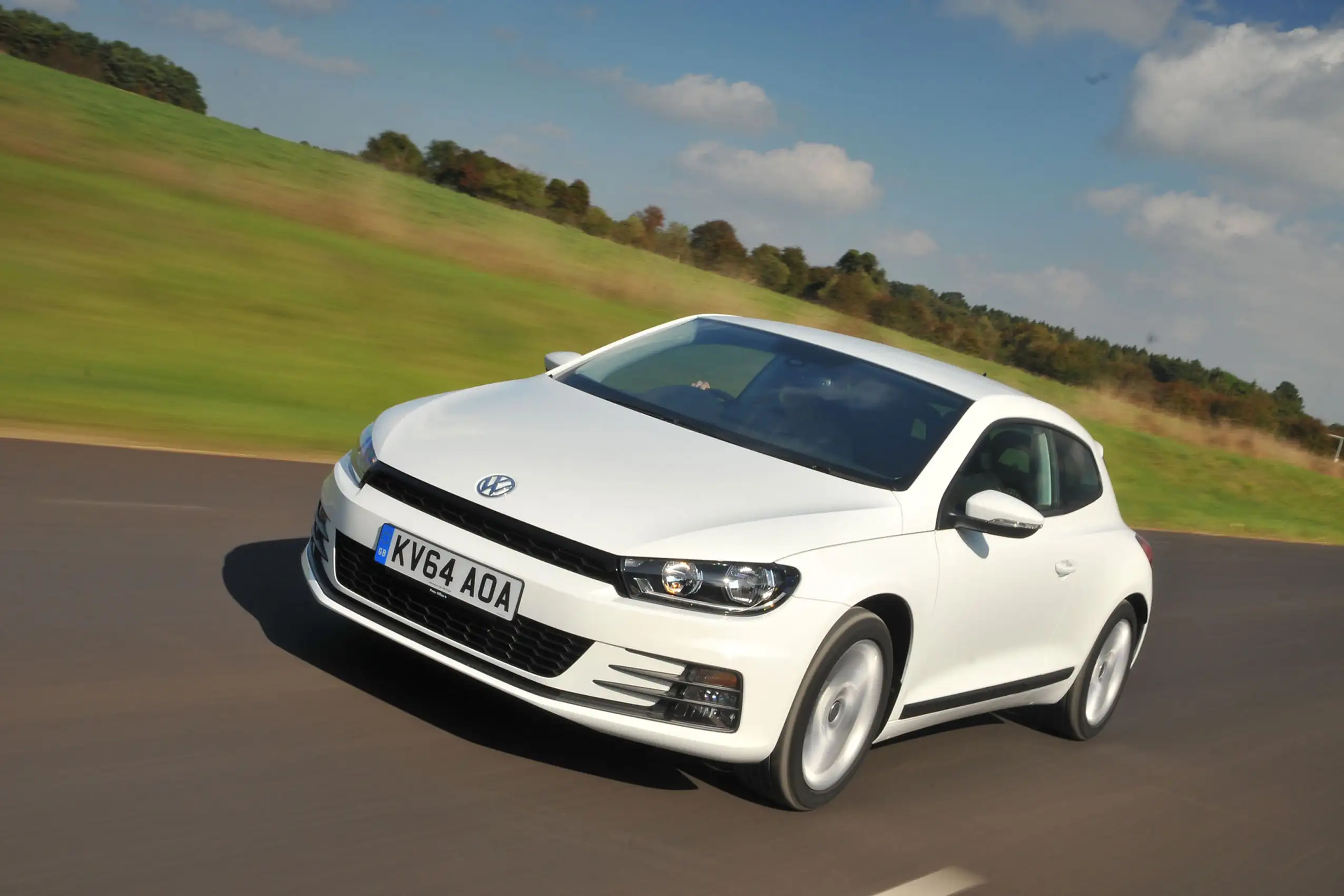 New VW Scirocco on the Road