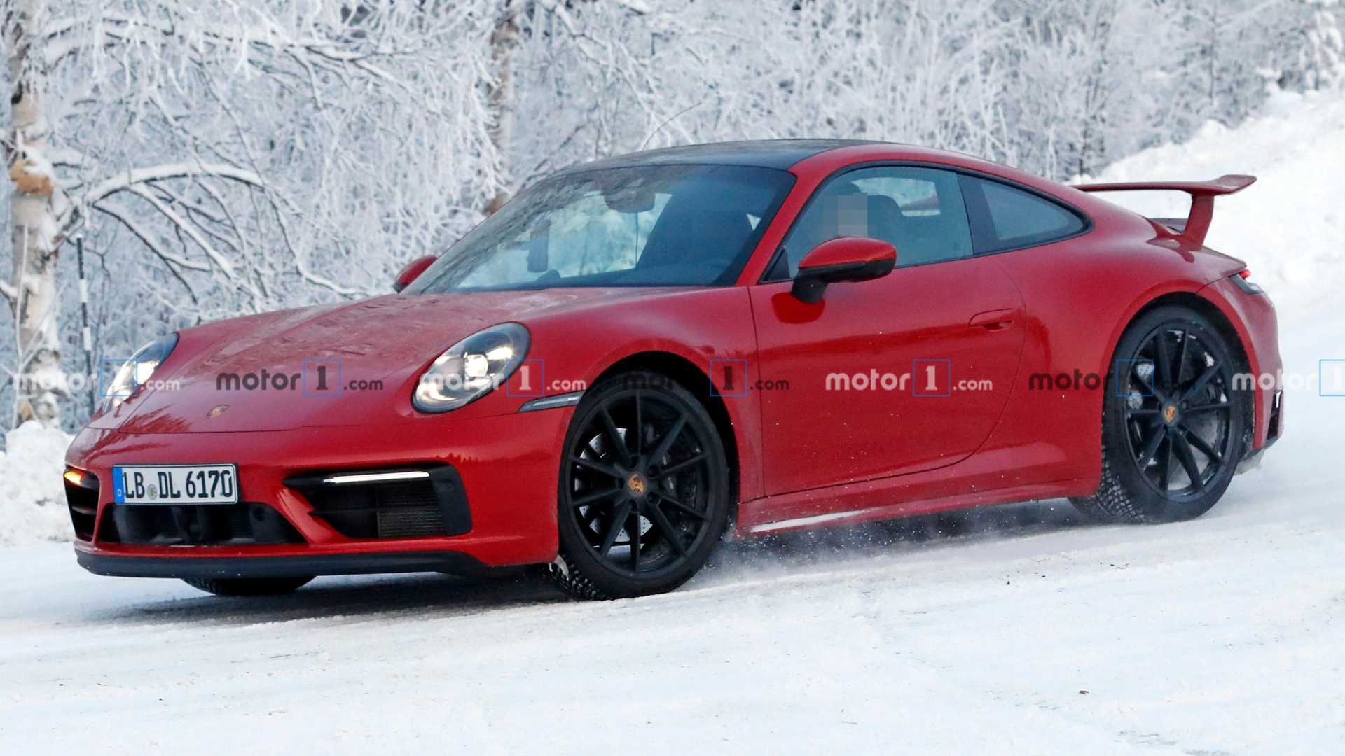 Porsche 911 Spied Showing Off Aerokit's Big Wing