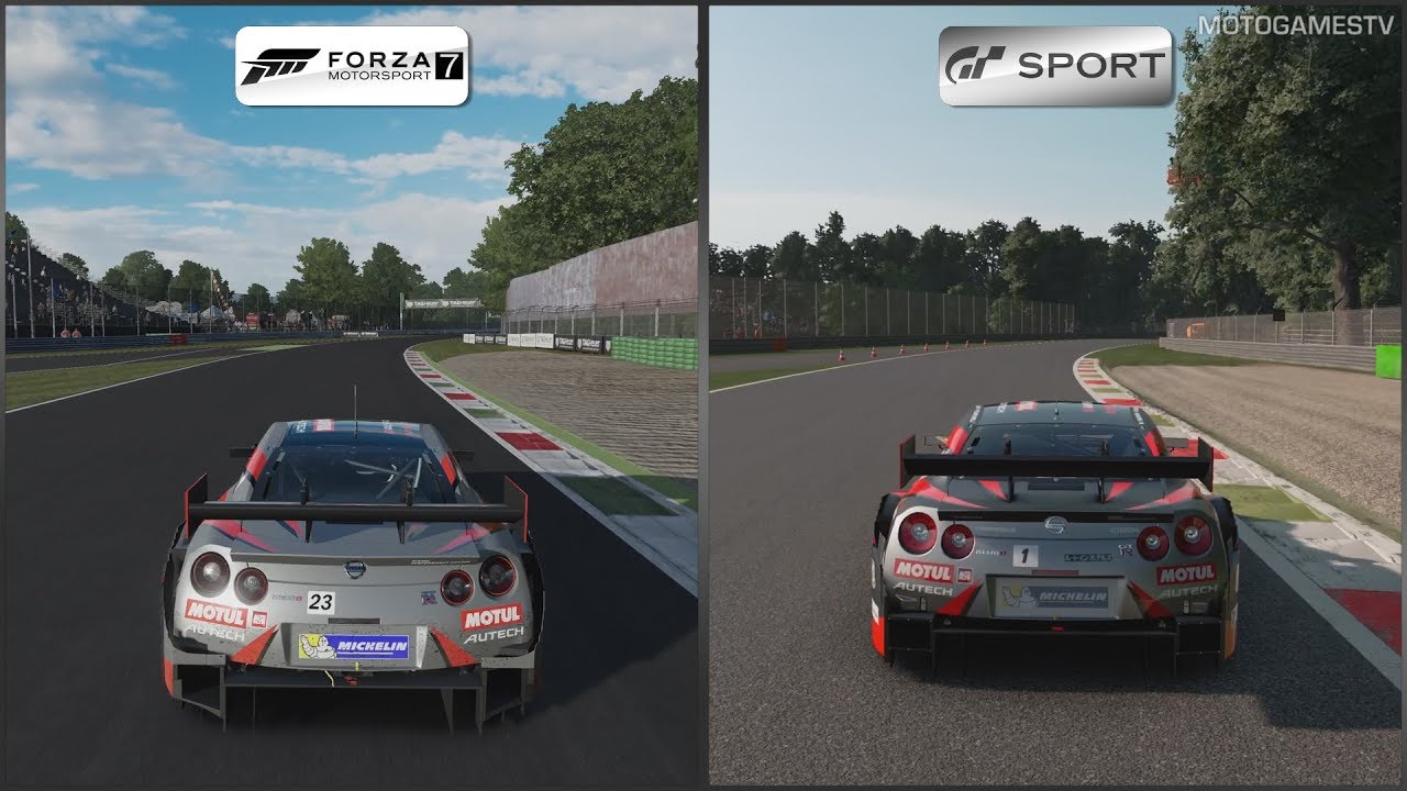 Gran Turismo Sport vs Forza Motorsport 7