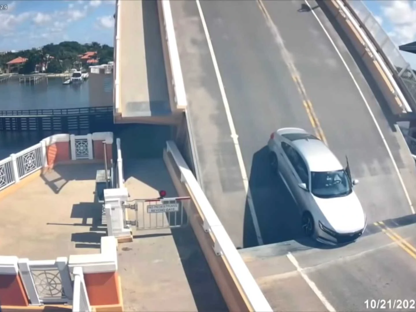 Florida Driver Gets Stuck on Drawbridge