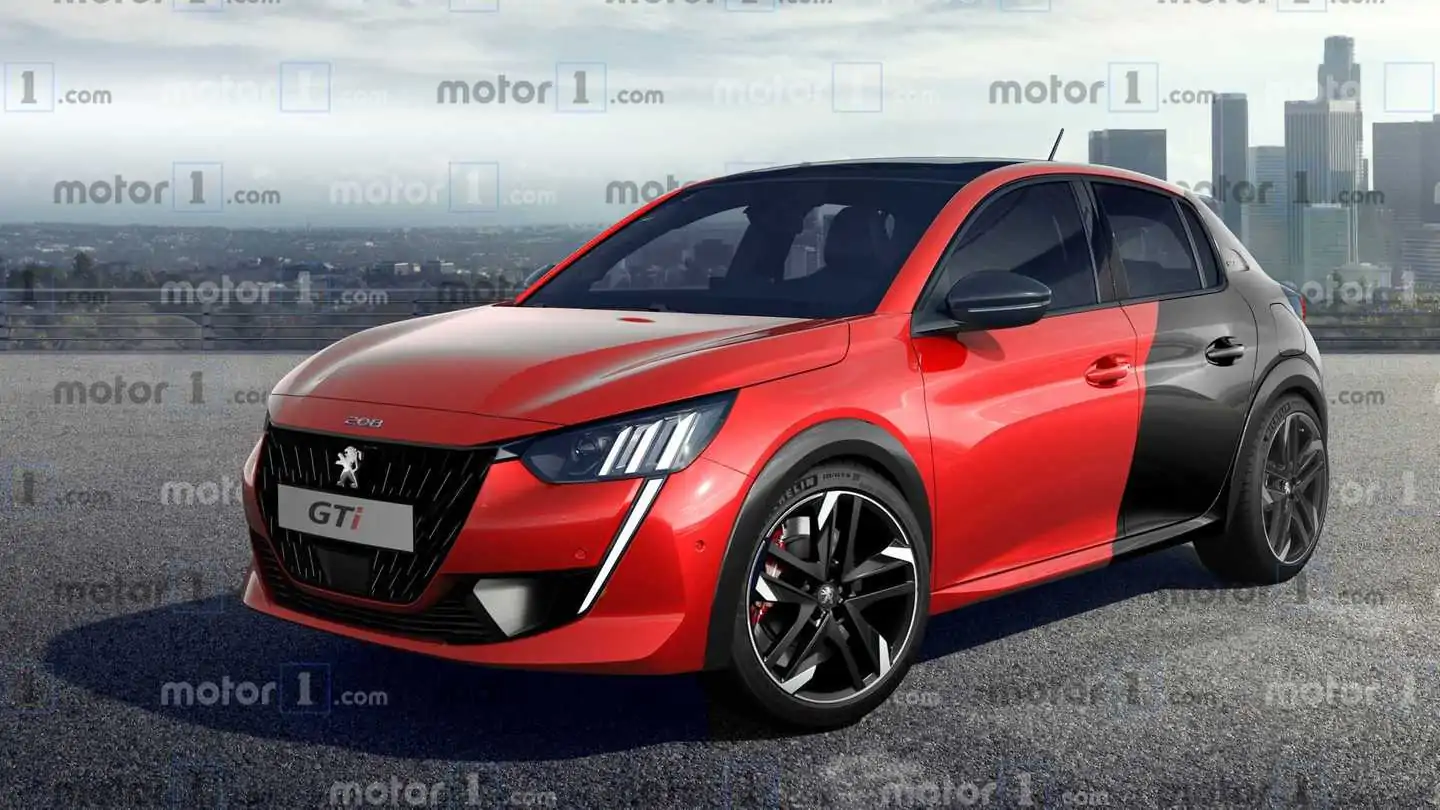 Peugeot 208 GTi rendering previews a Sexy Hot Hatch from France