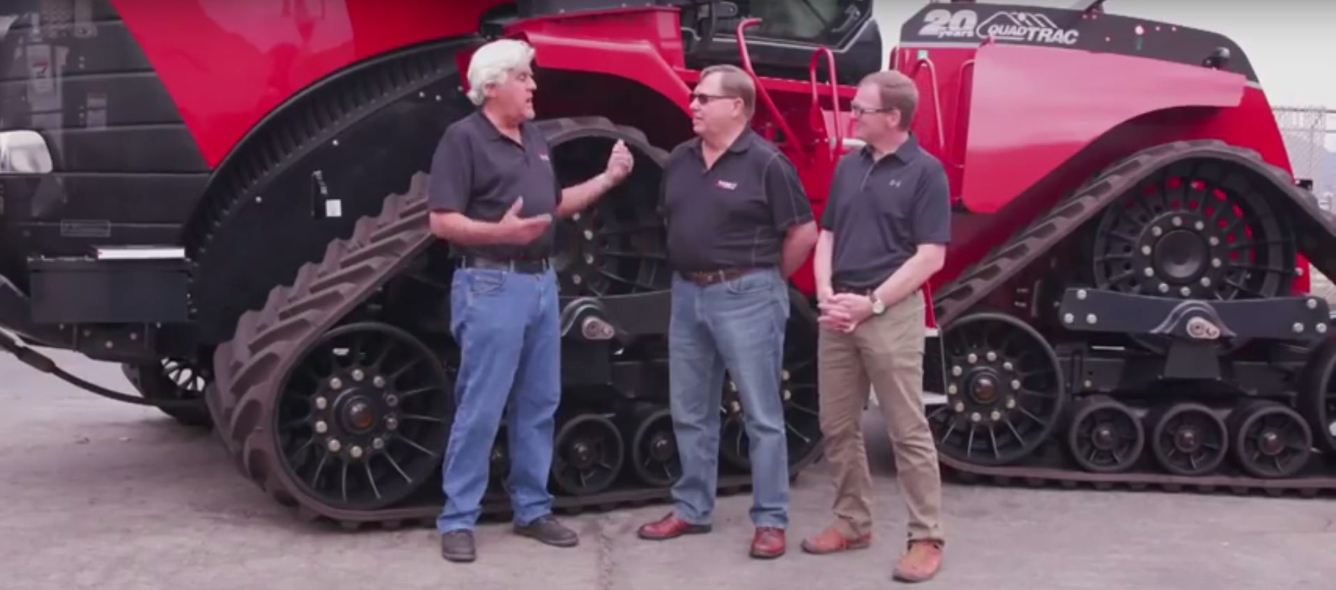 Jay Leno drives the Case IH Quadtrac Tractor