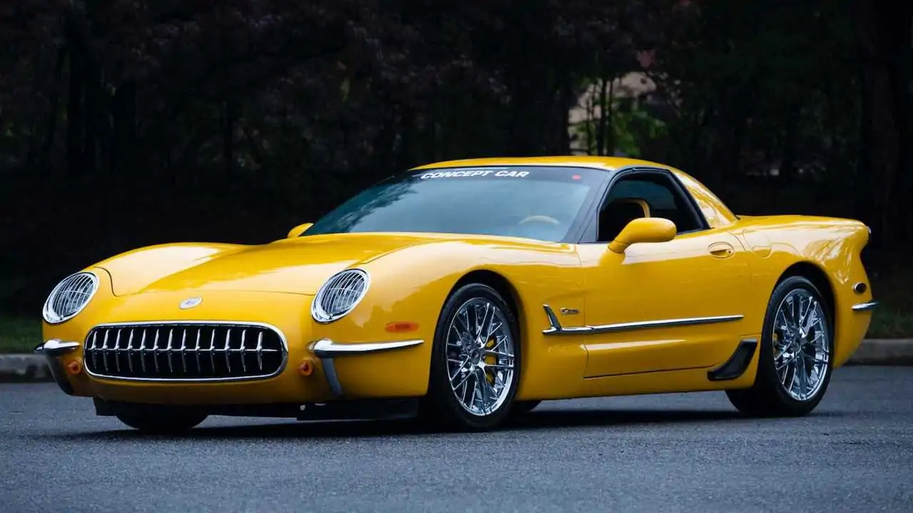 Retro-Inspired Commemorative Corvette up for auction, no reserve