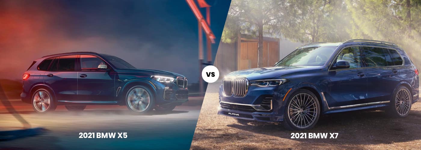 BMW X7 vs. BMW X5 - Compare the Differences Side-Byside