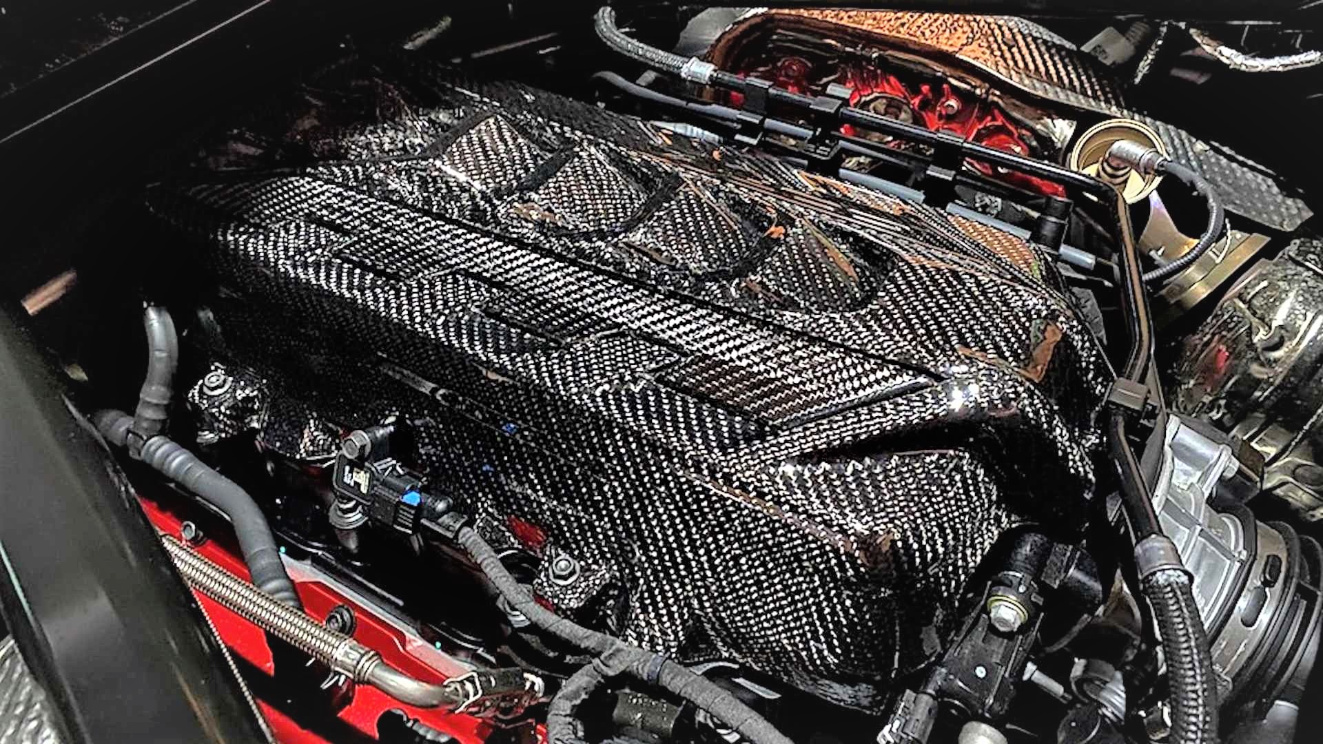 Carbon Fiber Engine Cover for 2020 Chevy Corvette C8 now Available