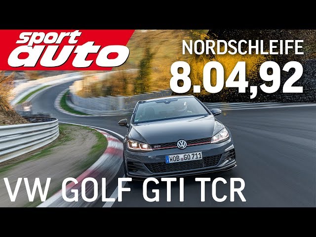 View VW Golf GTI TCR Nurburgring At 8:04.92