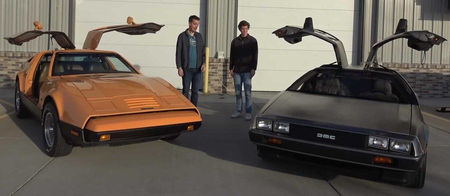 DeLorean vs. Bricklin Drag Racing Is Vintage Gullwing gold