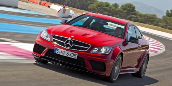 Mercedes-Benz C63 AMG Black Series sedan spotted at the Nurburgring