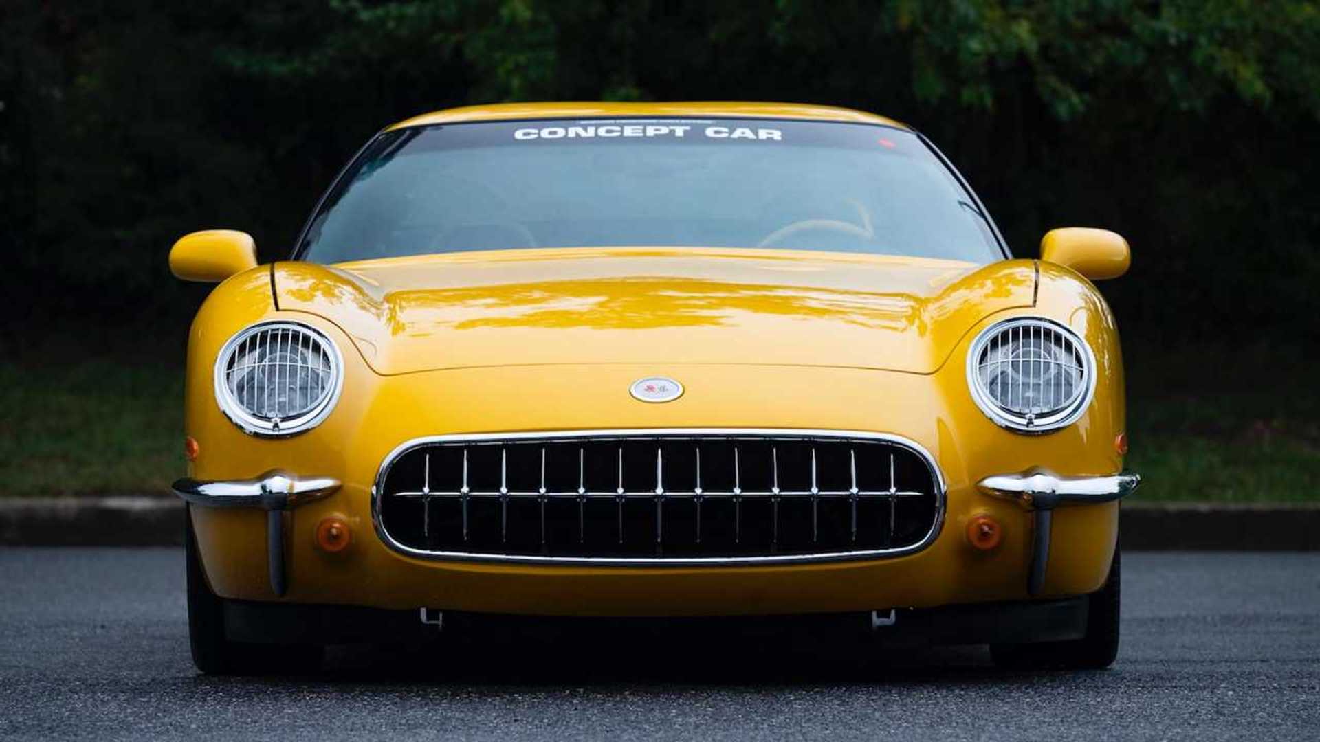 Retro-Inspired Commemorative Corvette up for auction, no reserve