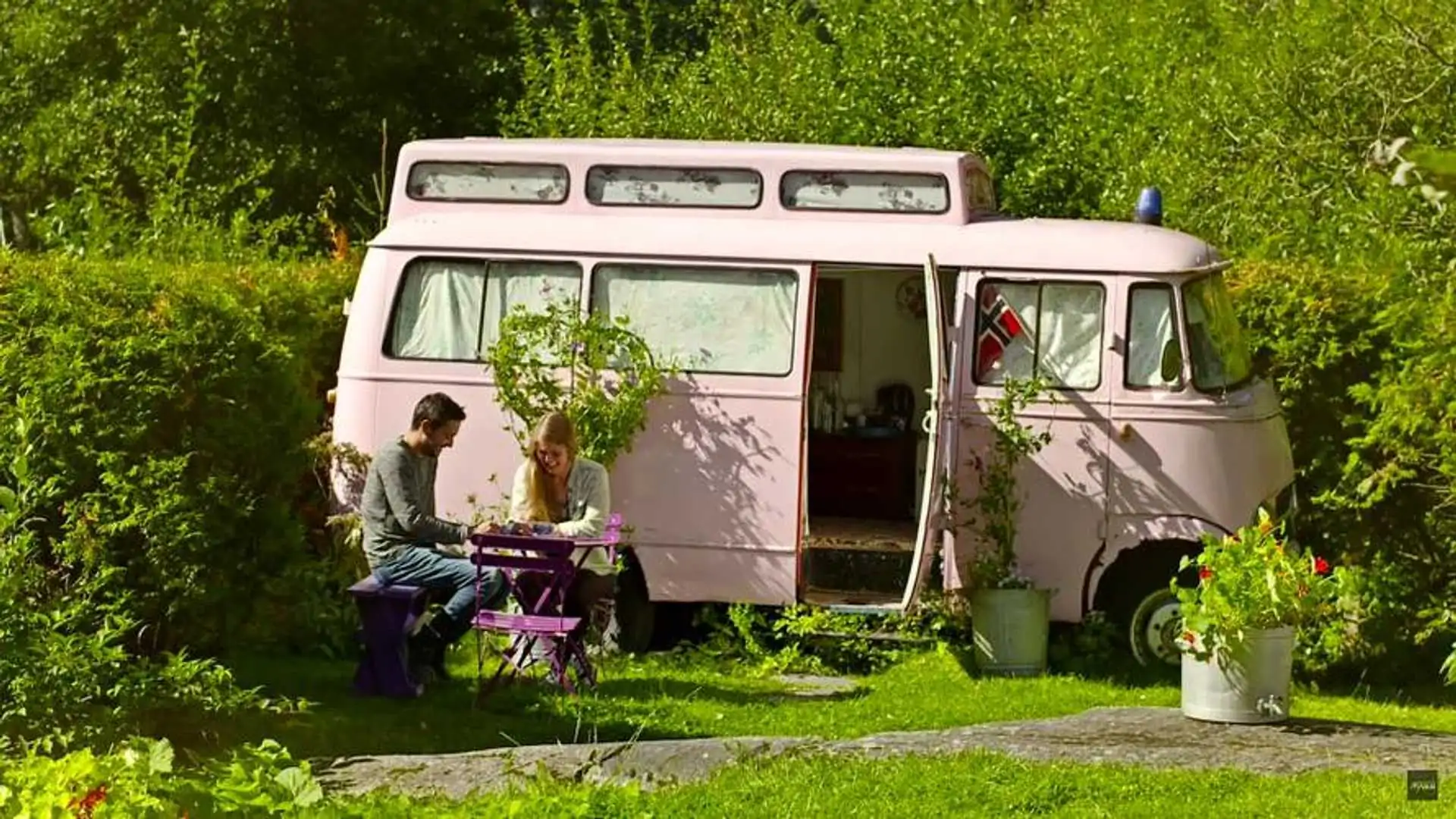 An Old Mercedes Van is Reborn as an Airbnb Guest House