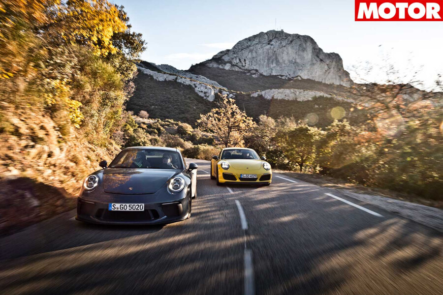 Top Gear Compares Porsche 911 GT3 Touring To 911 Carrera T