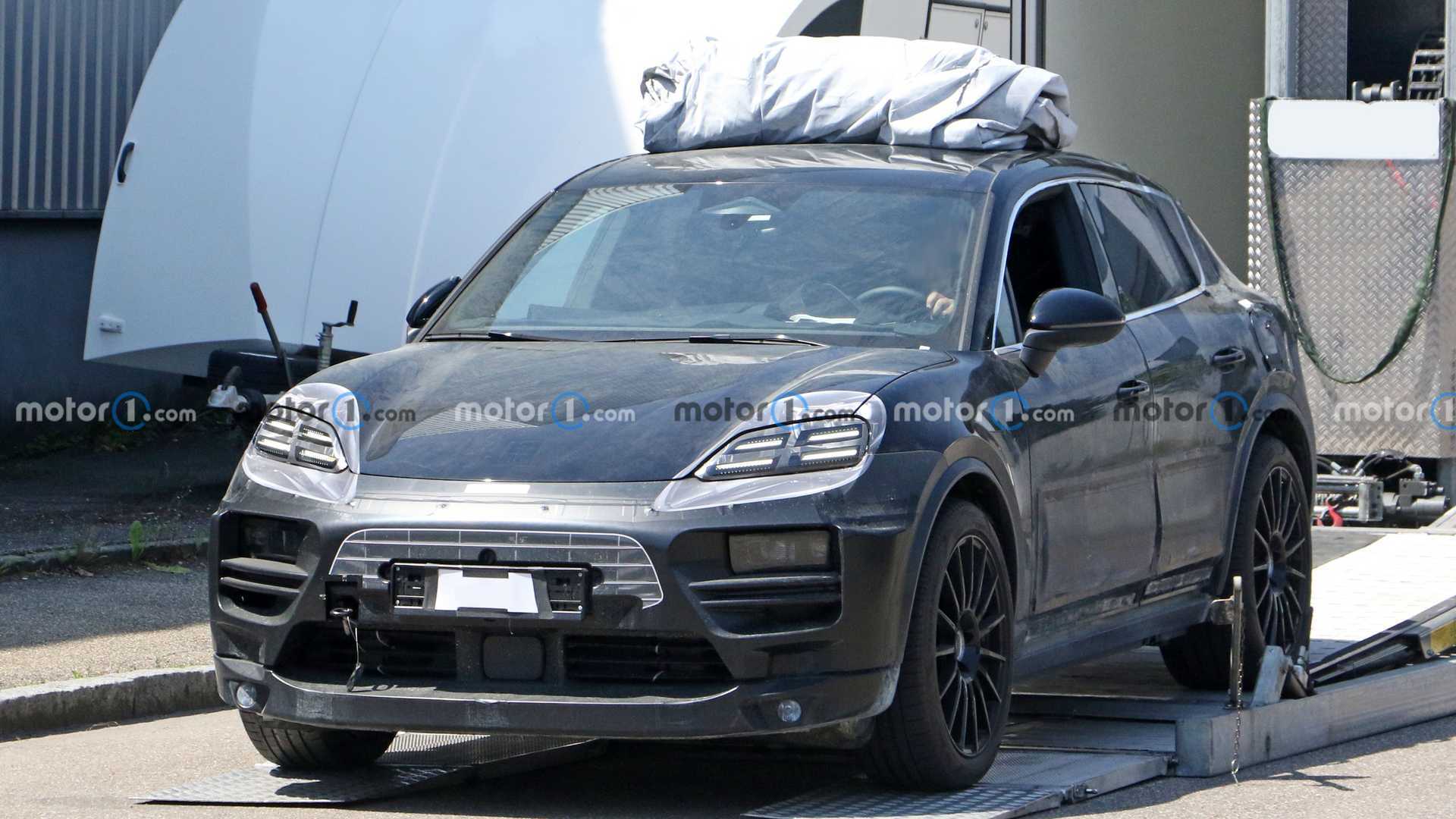 Porsche Macan EV Spied: Interior and Lightly Covered Exterior