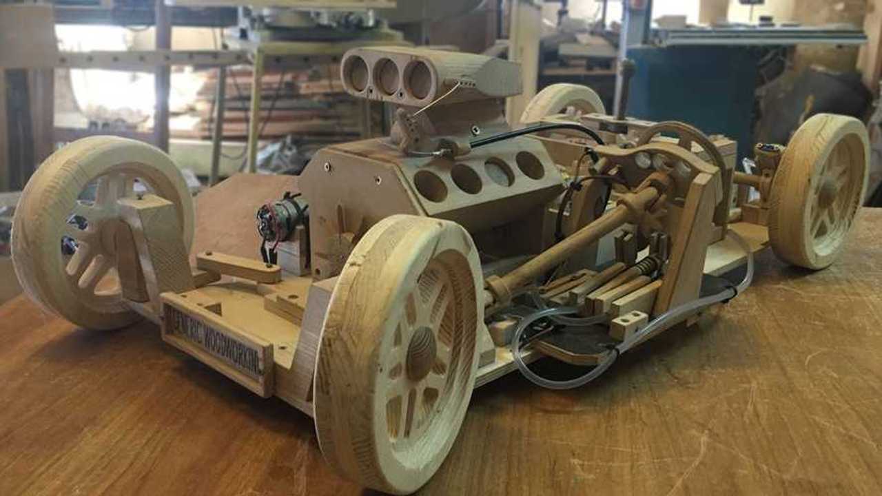 This video of a working wooden model car is not nearly as famous as it deserves.