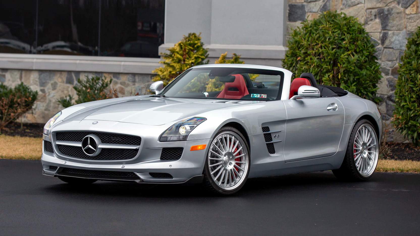 2012 Mercedes Benz SLS AMG Roadster spied undisguised