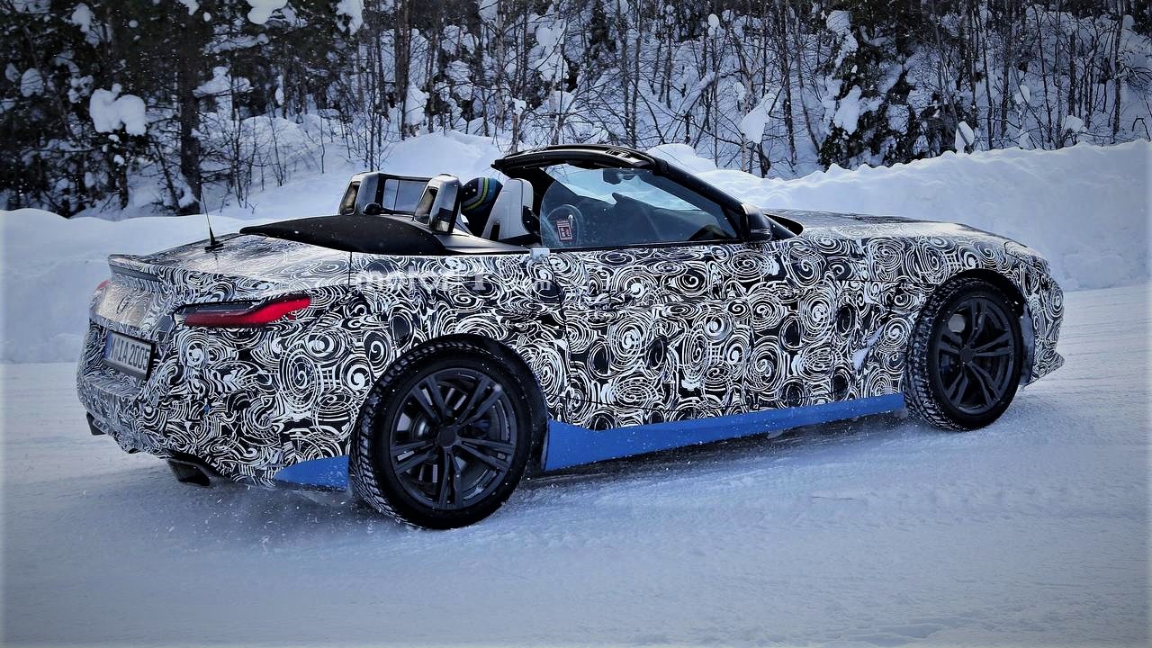 2019 BMW Z4 Spied with Supra's Top Down