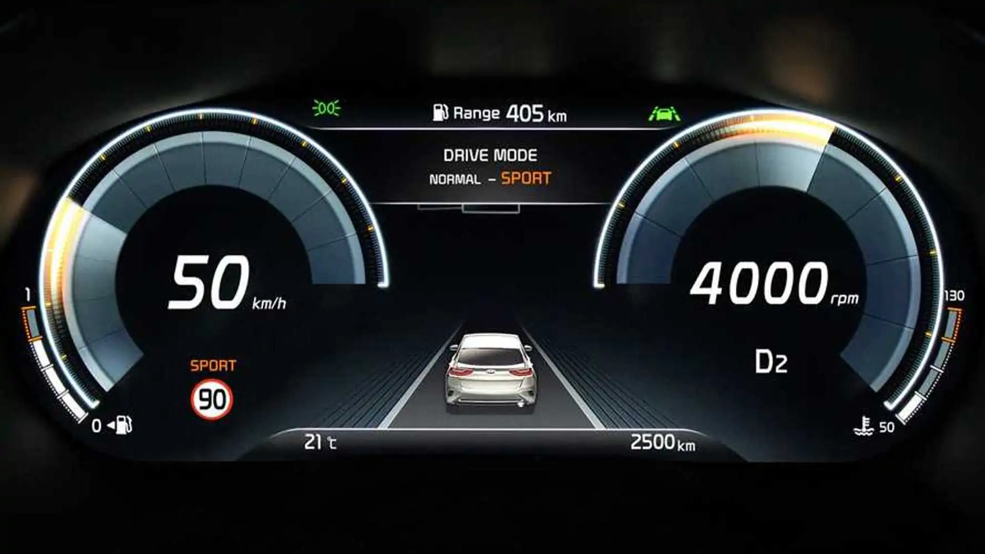 2020 Kia XCeed teased with fully digital instrument cluster