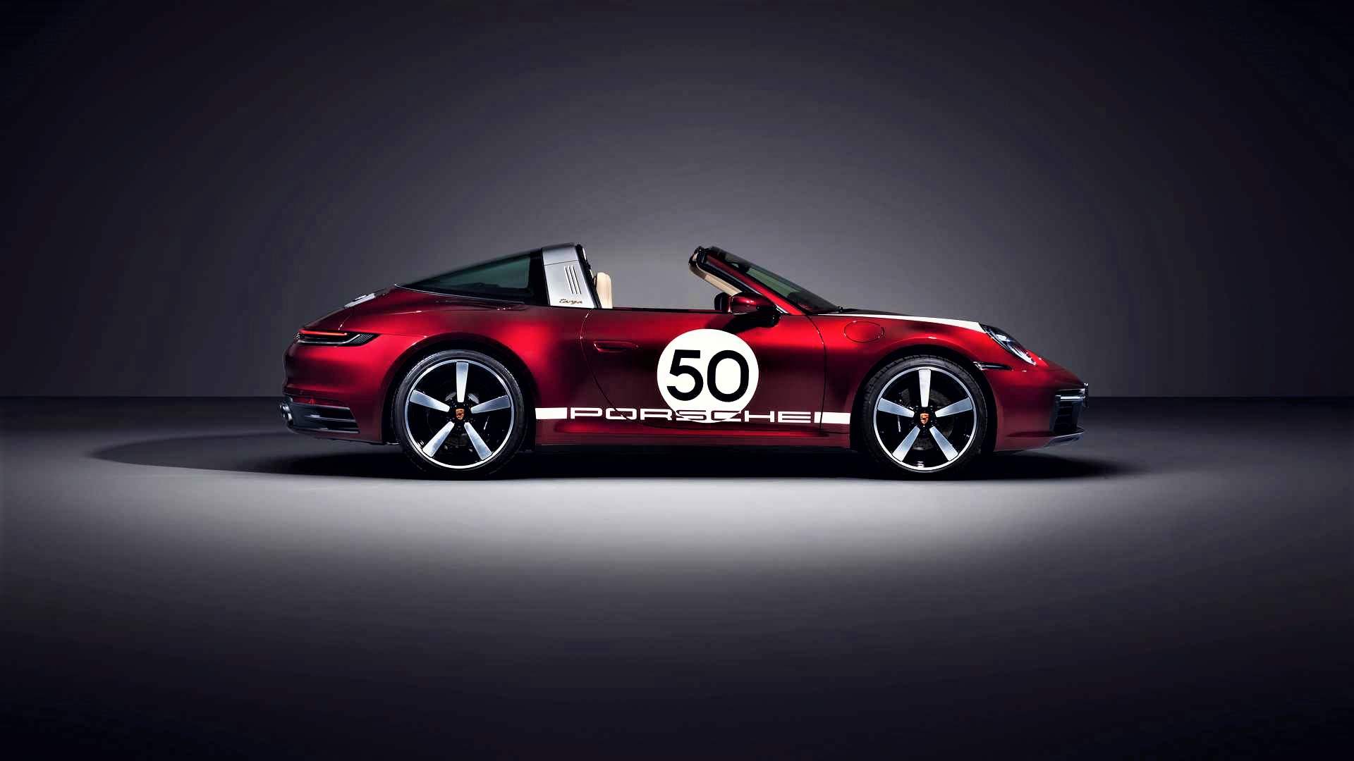 2021 Porsche 911 4S Targa Heritage Edition Debuts, Looks Cherry