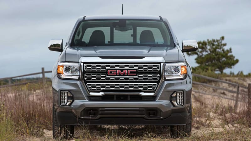 GMC Shows 2021 Canyon Denali Its 'Heroic Grille Design