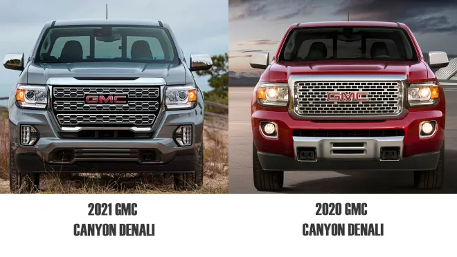 GMC Shows 2021 Canyon Denali Its 'Heroic Grille Design