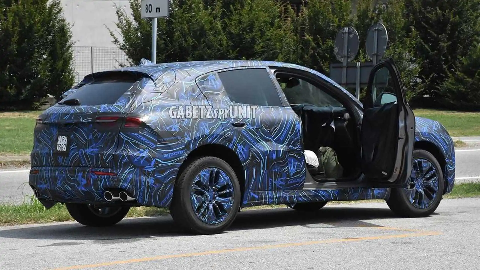 New Maserati Grecale spy shots give a peek inside the SUV