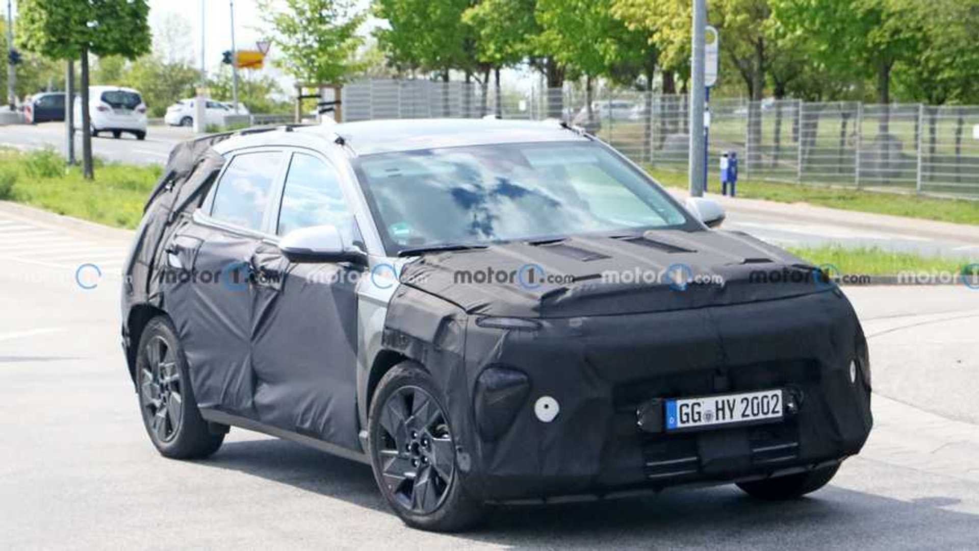 Next-Gen Hyundai Kona Spy photos Capture the SUV's Digital Interior