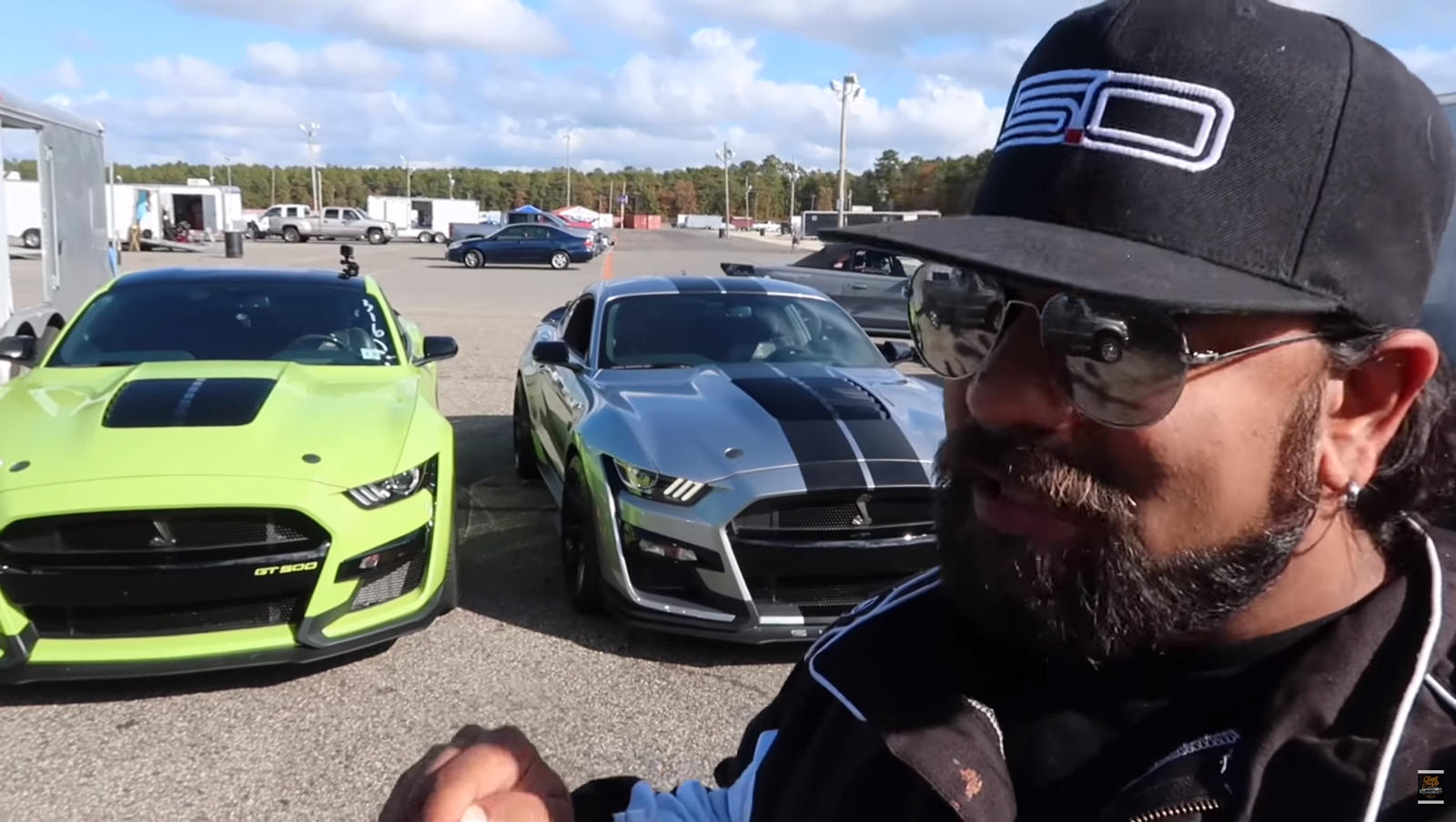 Two Shelby GT500 Modifieds Race in 2,000-HP Drag Race