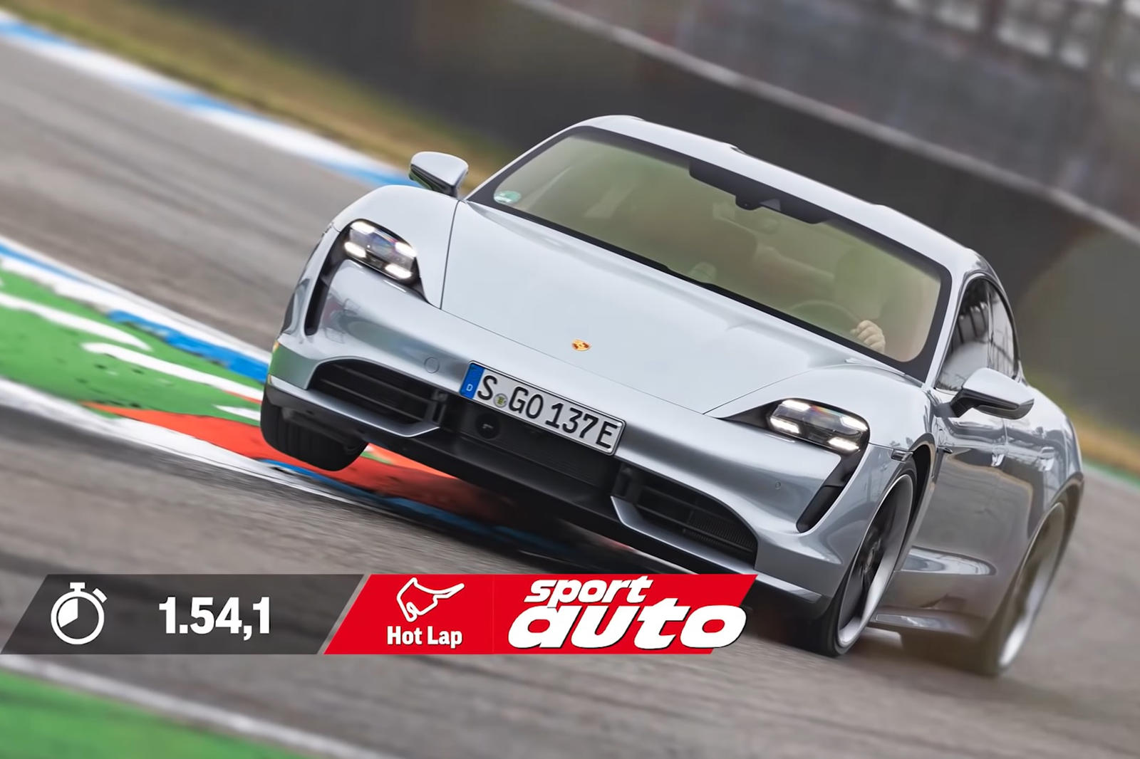 Porsche Taycan Turbo Faster Than Mustang Shelby GT500 At Hockenheim