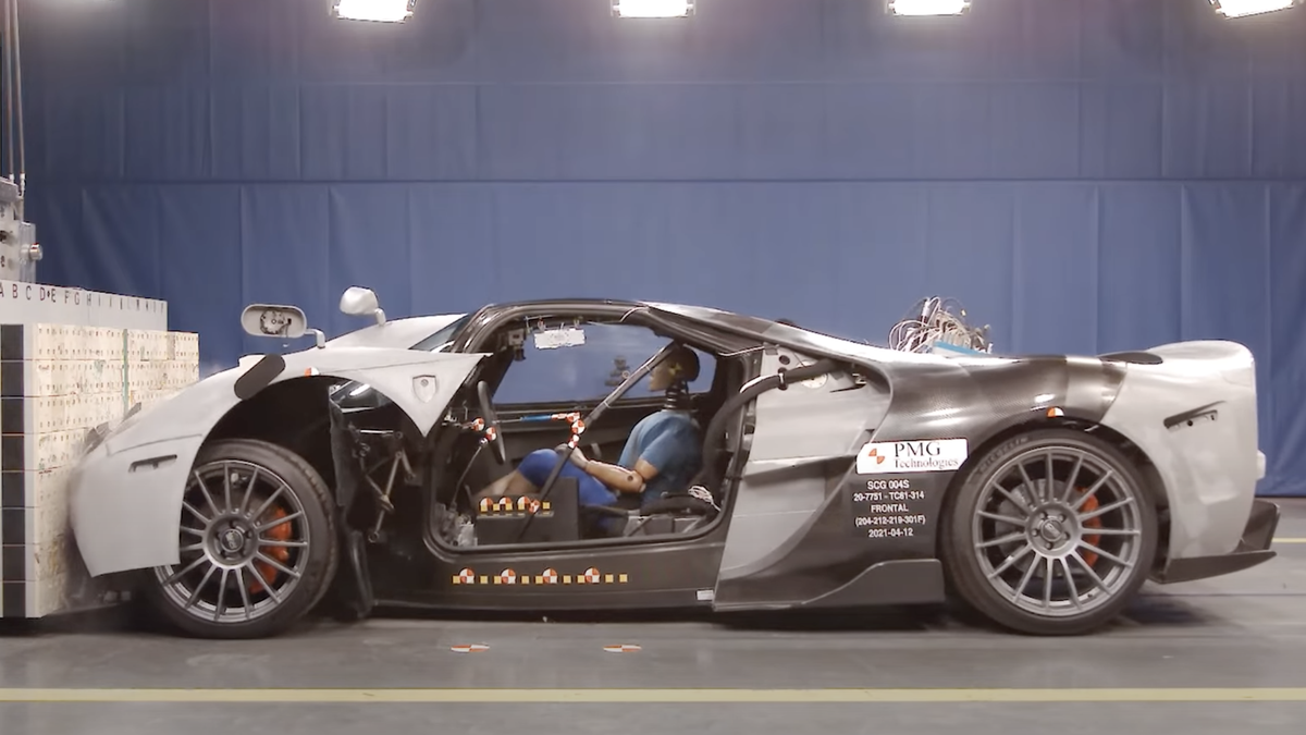 The Glickenhaus 004S Crash Test Video Is Painful To Watch