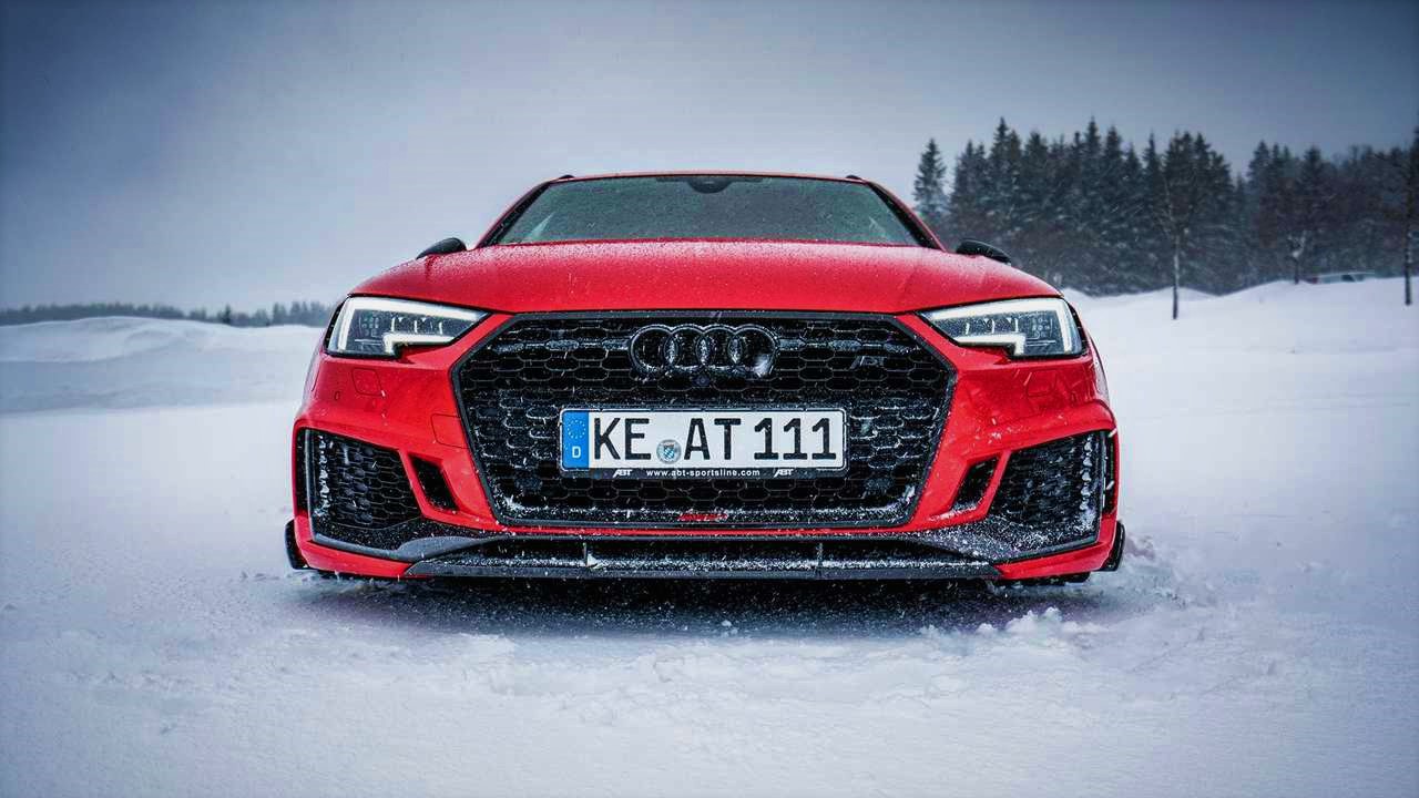 Abt's 523-HP Audi RS4 Avant looks like a perfect snowmobile