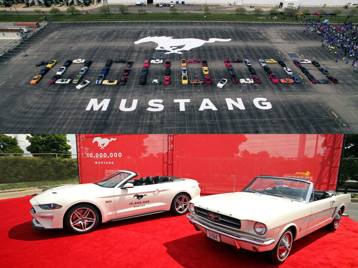 Ford Mustang 10 Millionth Anniversary Rolls Off Flat Rock Production Line