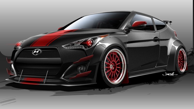 Hyundai Veloster receives turbo from ARK Performance in SEMA