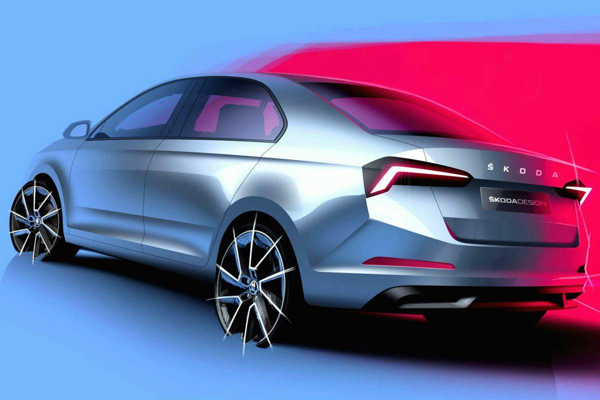 New Teasers Show 2020 Skoda Rapid's Sharpness