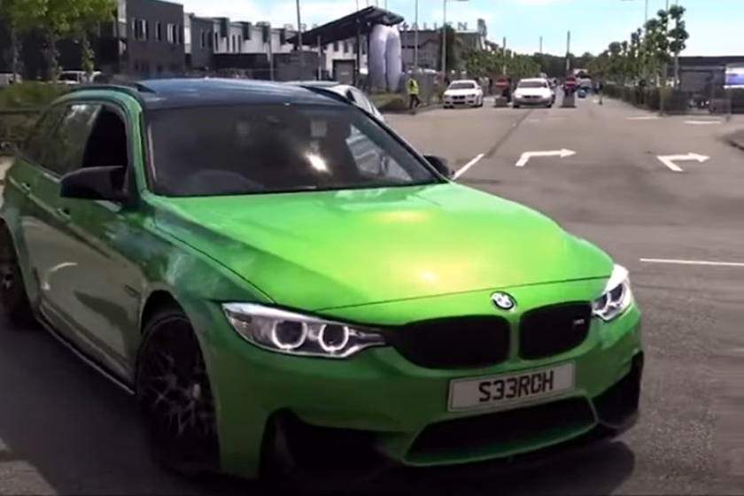 Police Breakdown of a BMW M3 Wagon Unofficial