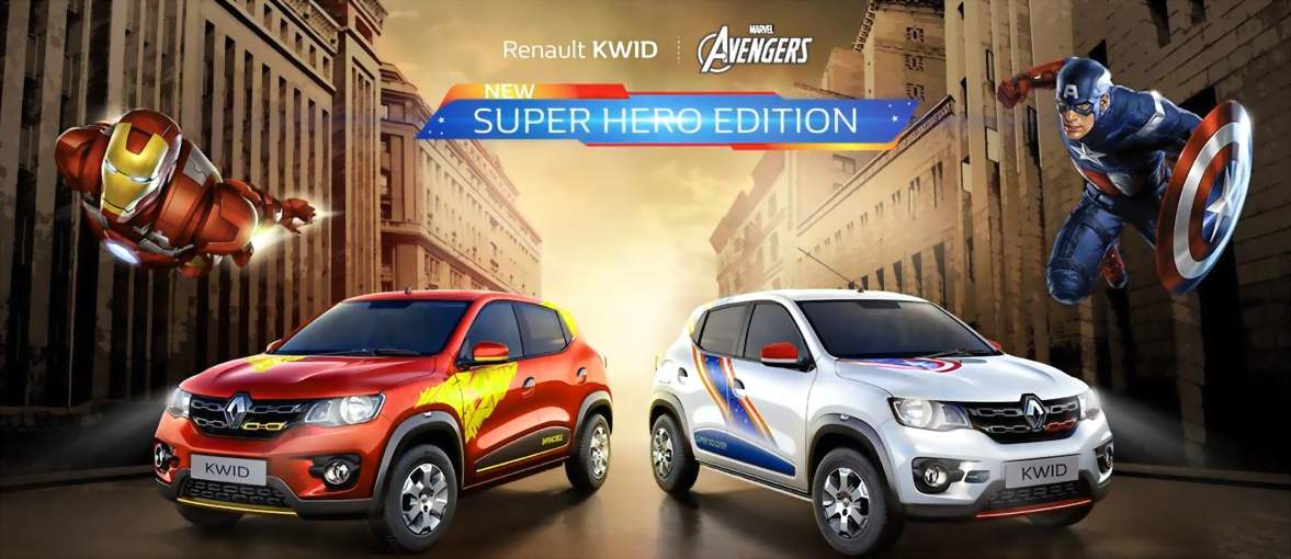 Renault India Launches Iron Man and Captain America Cars