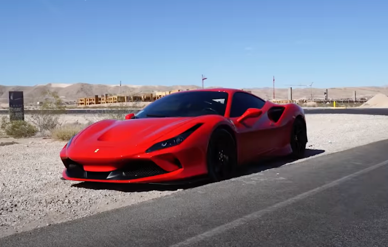 New Ferrari F8 Tributo Rent ends up with a cracked frame after the first outing