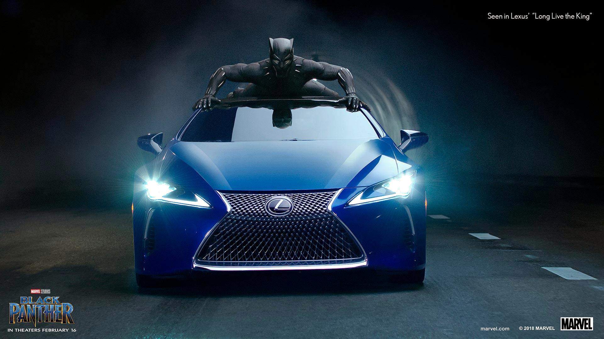 Super Bowl Ad: Black Panther sinks his claws into Lexus LS 500