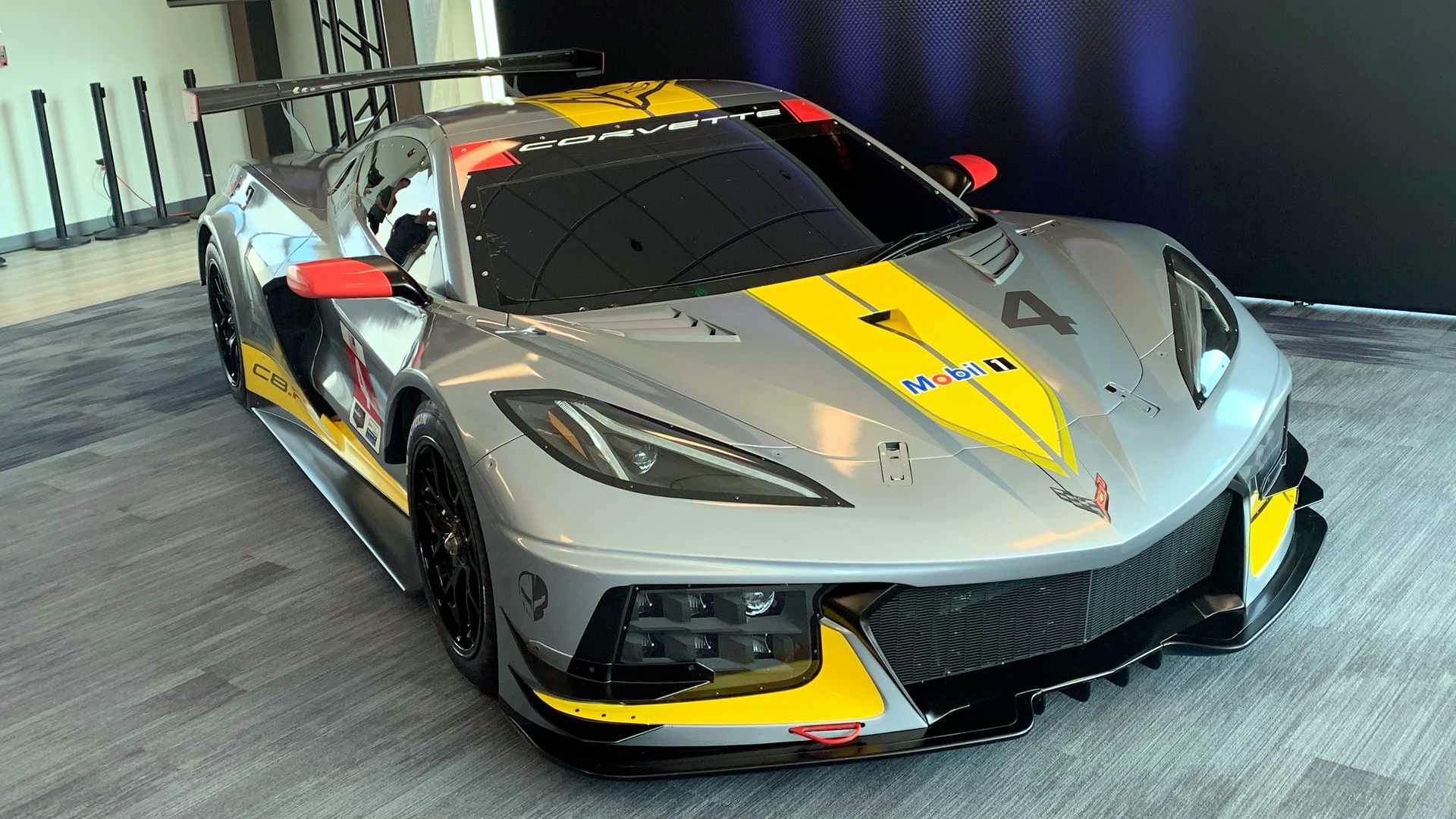 Surprise Florida Appearance of the Chevy Corvette C8.R Racing Car