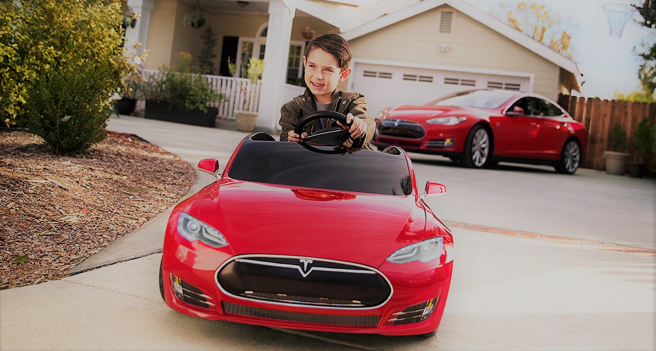 The Miniature Tesla Model S is available for children at a cost of $500